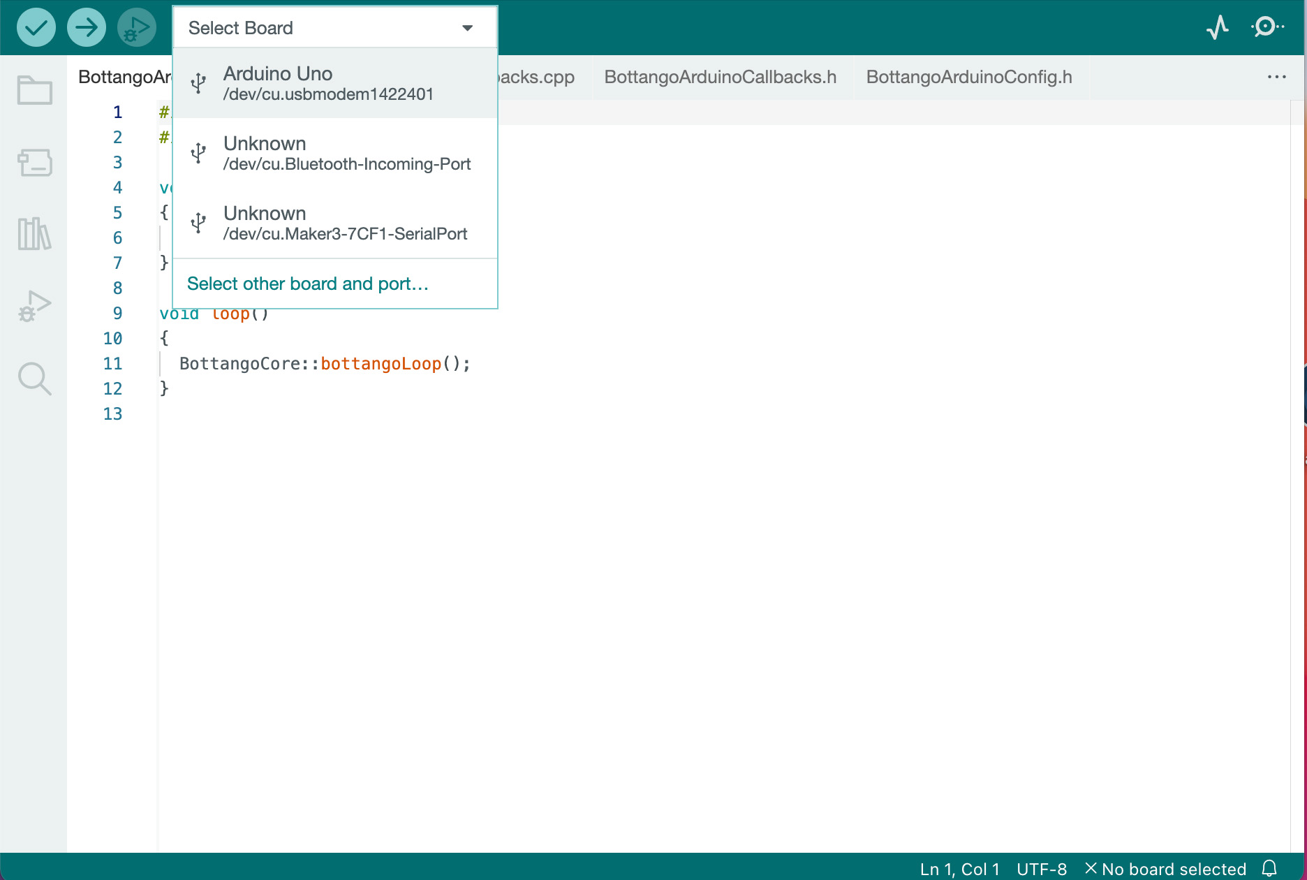 Screenshot: Upload Source