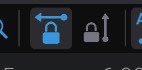 Screenshot: Locking keyframe drag axis