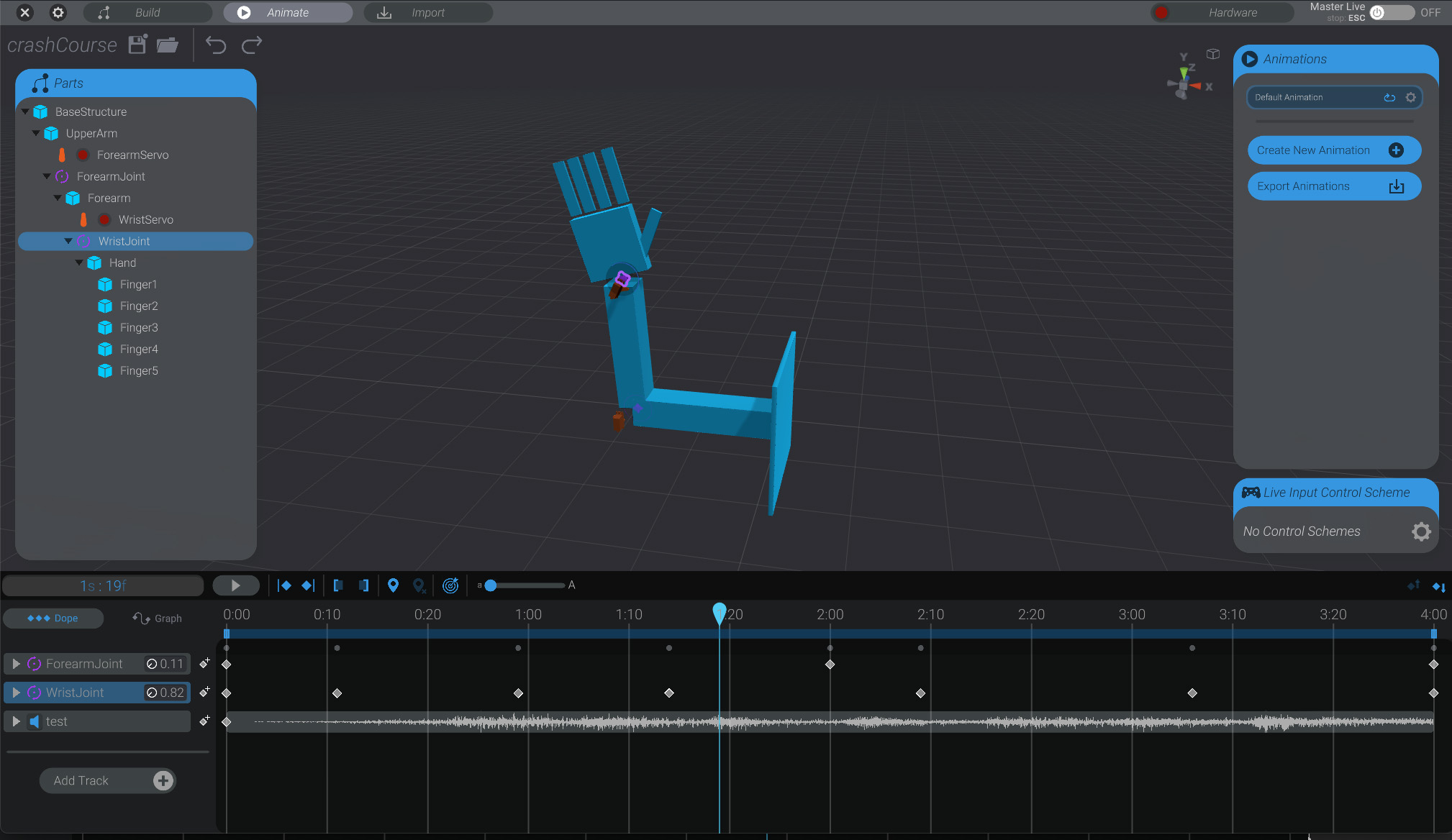 Crash course robot