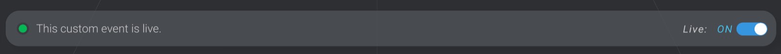 Event live status