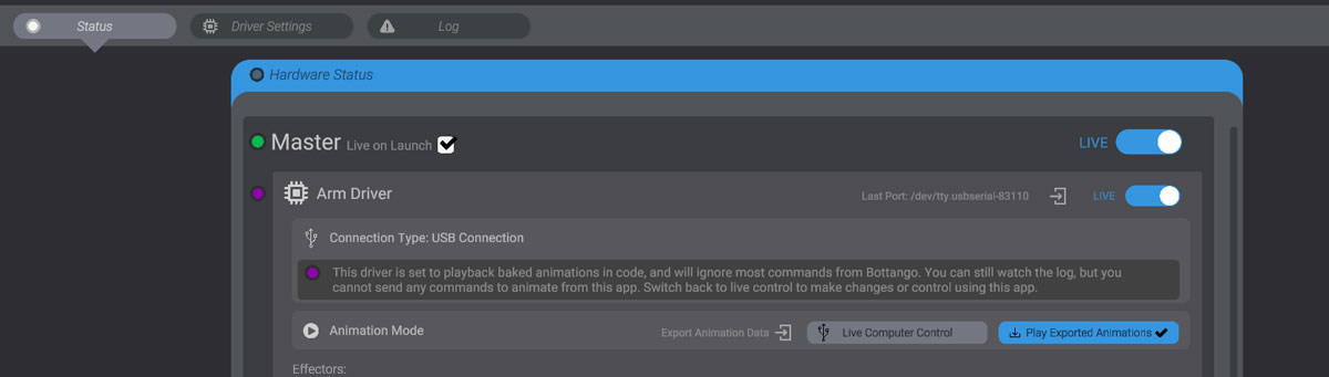 Screenshot: Switch Exported