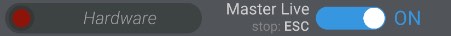Screenshot: Connecting to a hardware driver