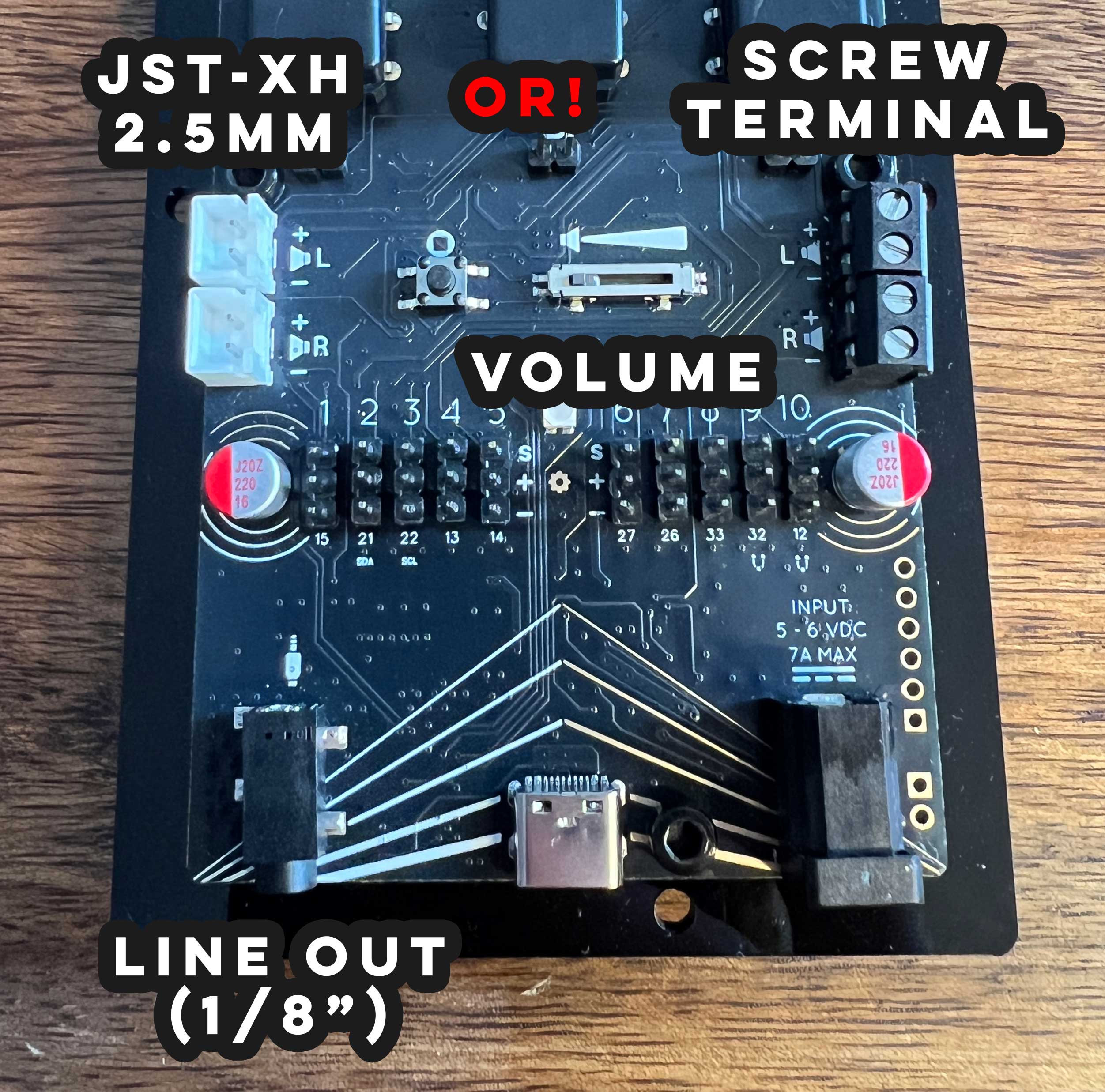 Screenshot: Audio Output