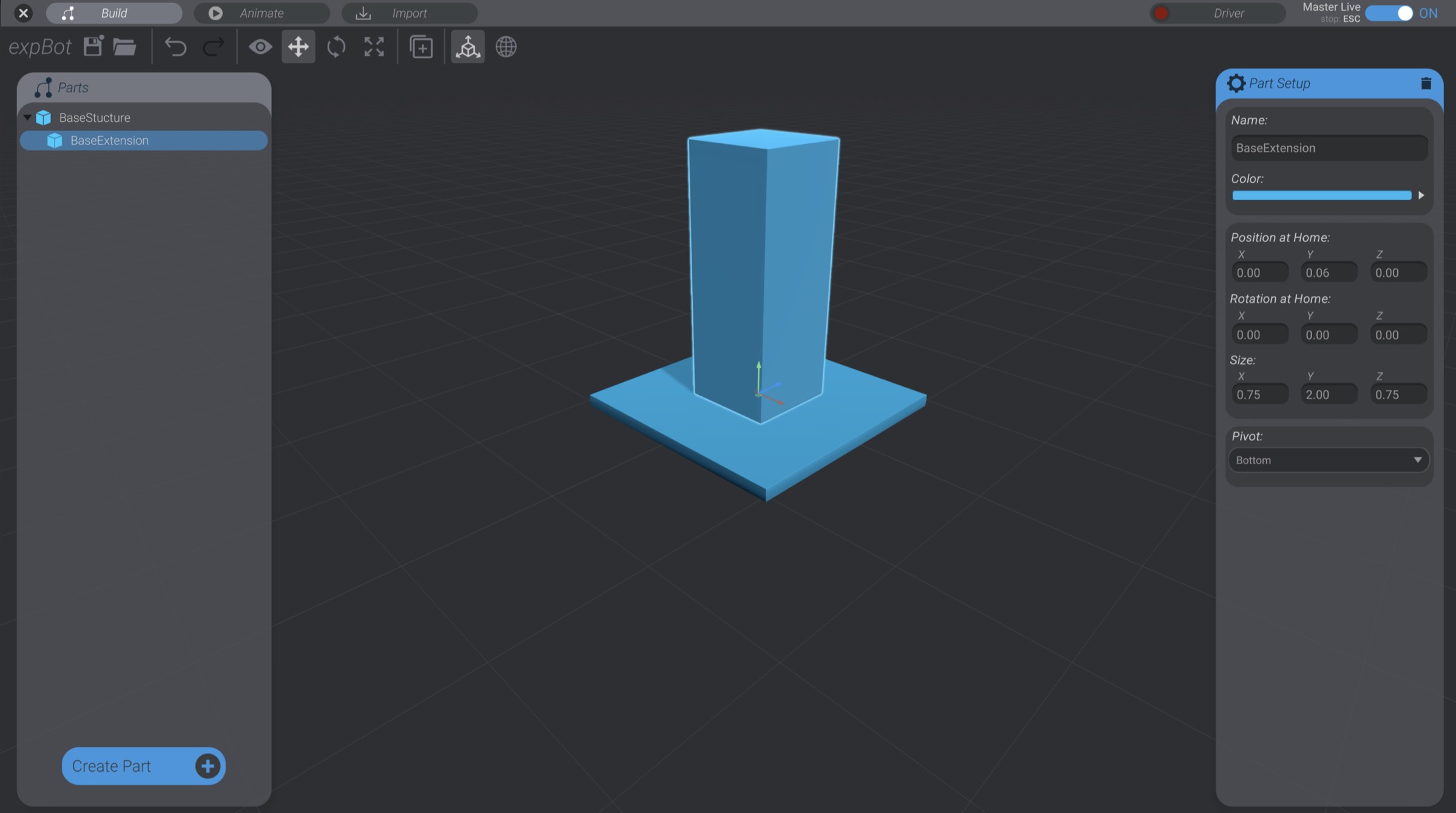 Screenshot: Pivots