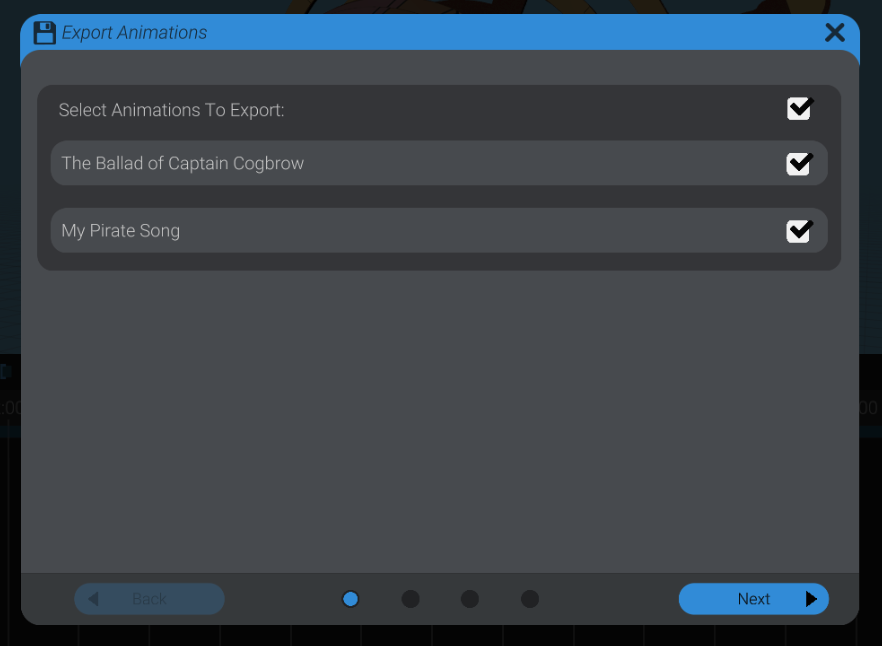 Select Animations