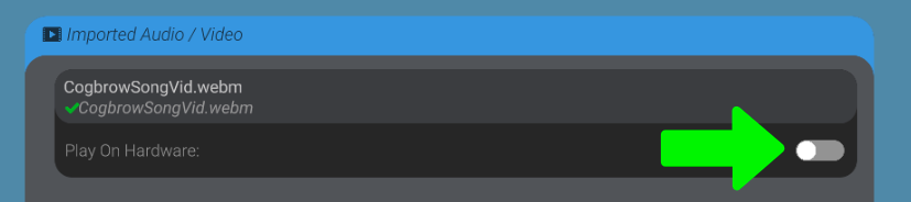 Audio Not Enabled